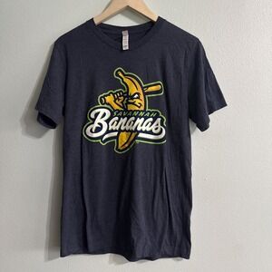 Savannah Bananas blue T-shirt Baseball Womens medium soft
